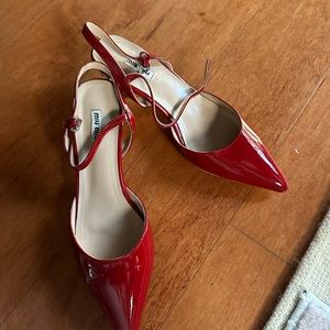 miumiu heels red